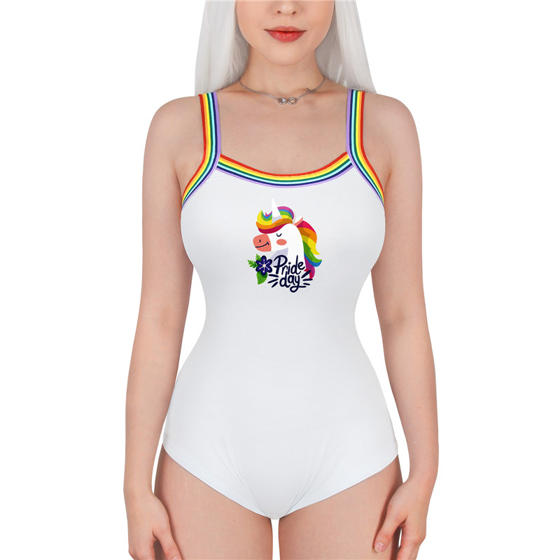 Pride Camisole Bodysuit Unicorn