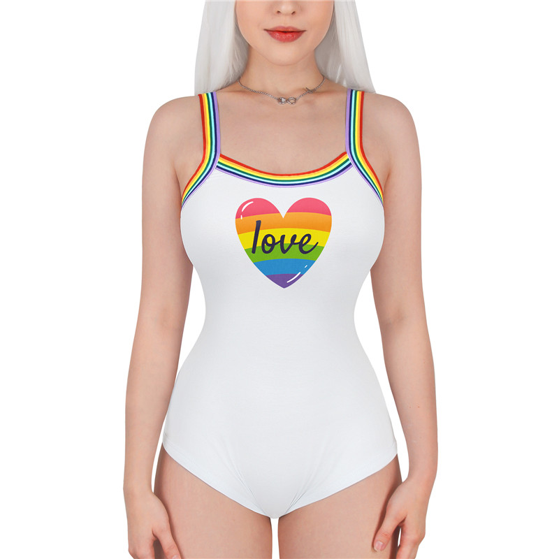 Pride Camisole Bodysuit Love Heart