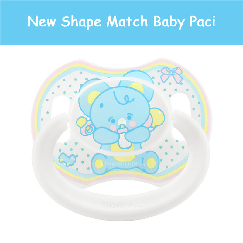 Gen2 BigShield Pacifier Baby Elephant Blue