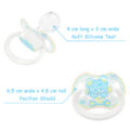 Gen2 BigShield Pacifier Baby Elephant Blue