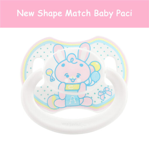 Gen2 BigShield Pacifier Baby Rabbit Pink