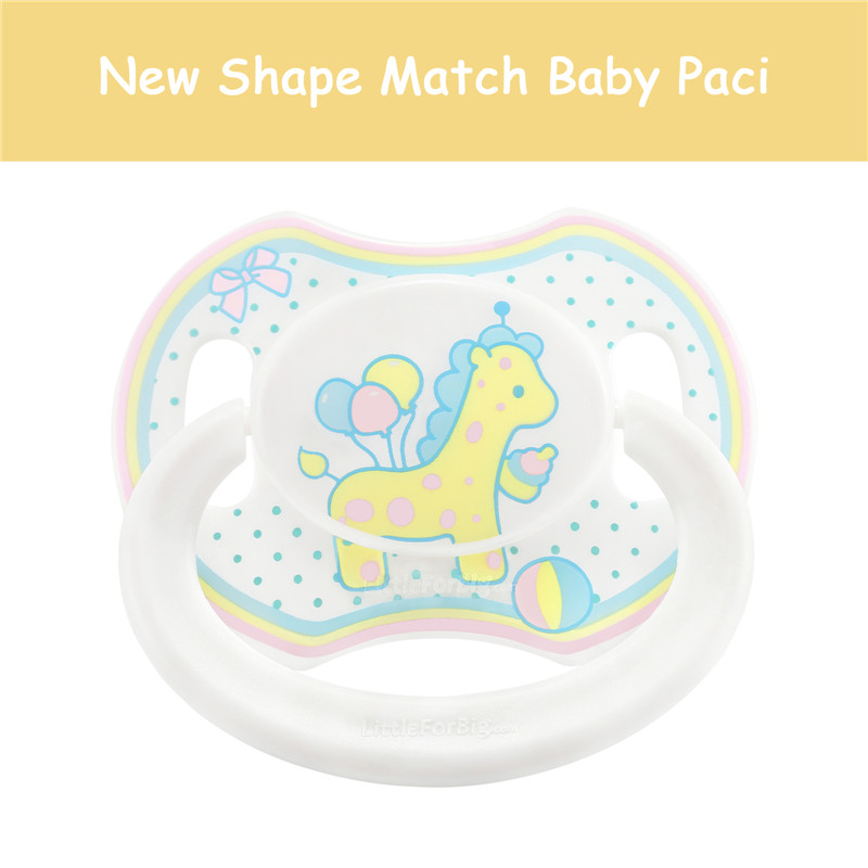 Gen2 BigShield Pacifier Baby Giraffe Yellow