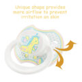 Gen2 BigShield Pacifier Baby Giraffe Yellow