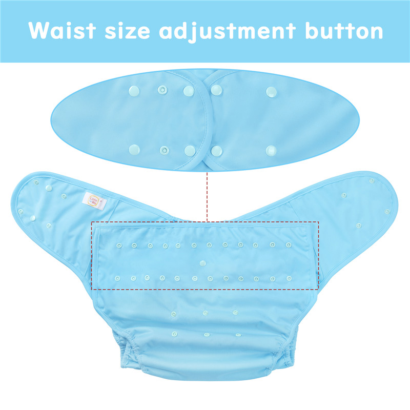 Primary Comfort Cloth Adult Diaper Wrap Cover One Size Blue