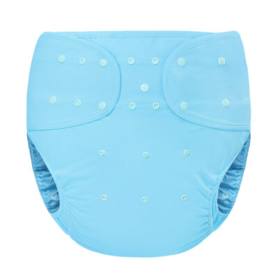 Primary Comfort Cloth Adult Diaper Wrap Cover One Size Blue