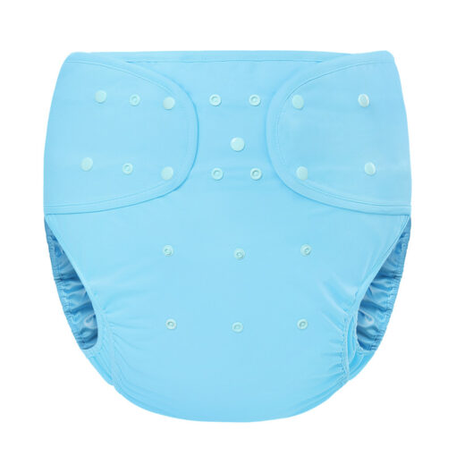 Primary Comfort Cloth Adult Diaper Wrap Cover One Size Blue