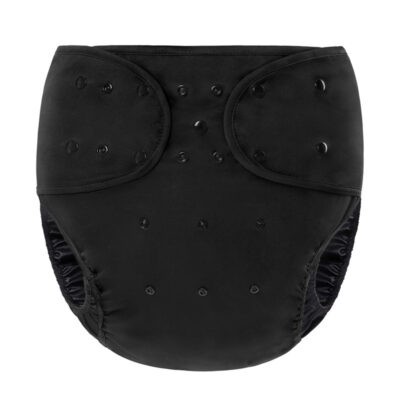 Primary Comfort Cloth Adult Diaper Wrap Cover One Size Black