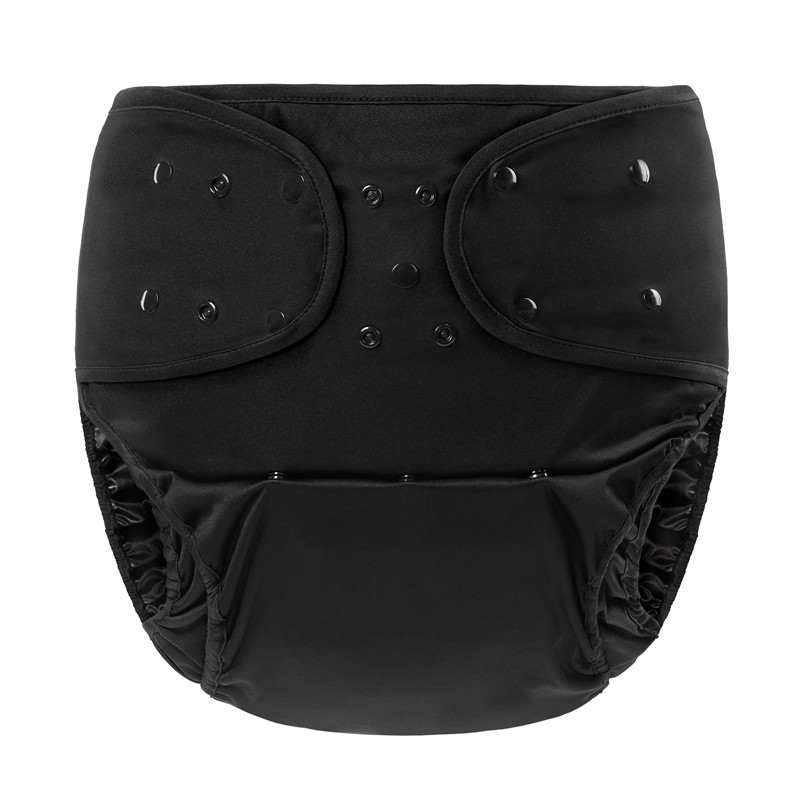 Primary Comfort Cloth Adult Diaper Wrap Cover One Size Black