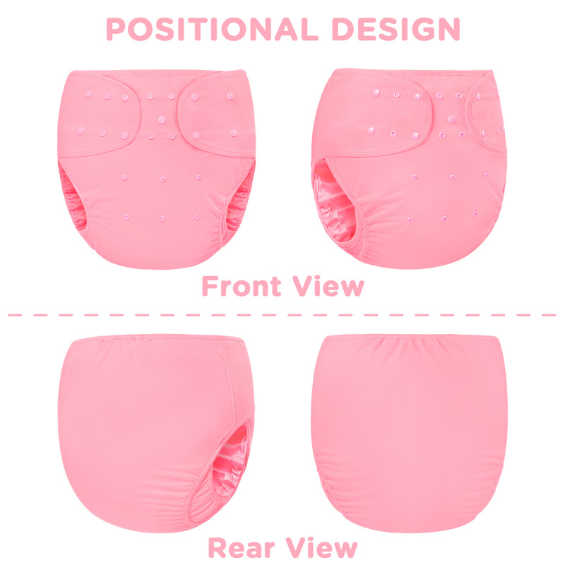 Primary Comfort Cloth Adult Diaper Wrap Cover One Size Pink