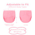 Primary Comfort Cloth Adult Diaper Wrap Cover One Size Pink