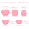 Primary Comfort Cloth Adult Diaper Wrap Cover One Size Pink