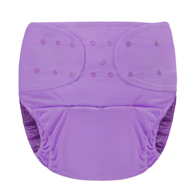 Primary Comfort Cloth Adult Diaper Wrap Cover One Size Purple
