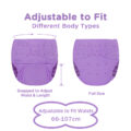 Primary Comfort Cloth Adult Diaper Wrap Cover One Size Purple