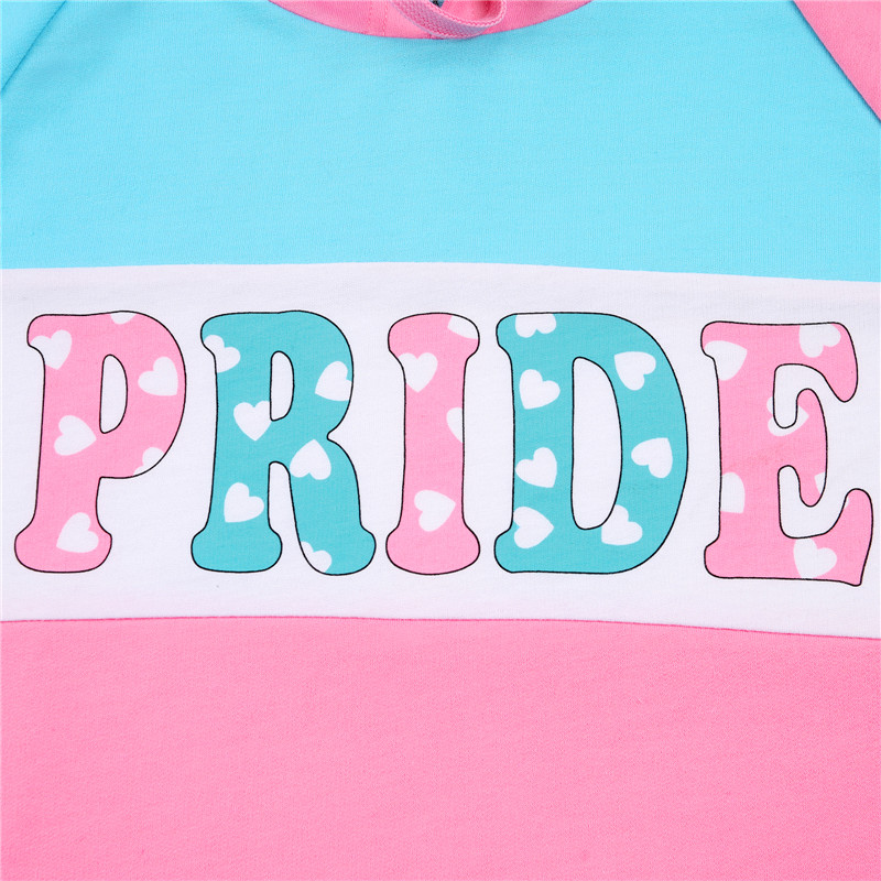 Pastel Pride Cropped Hoodie Sweatshirt