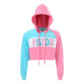 Pastel Pride Cropped Hoodie Sweatshirt