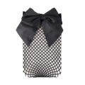 Bow Fishnet Ankle Socks Medium Mesh