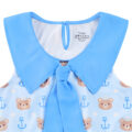 Beary Cute Babydoll Top Blue