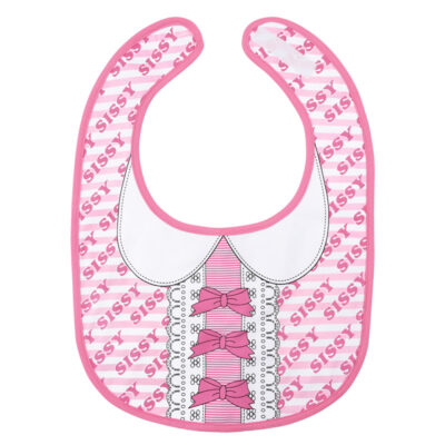 Pretty in Pink Sissy Adult Bib