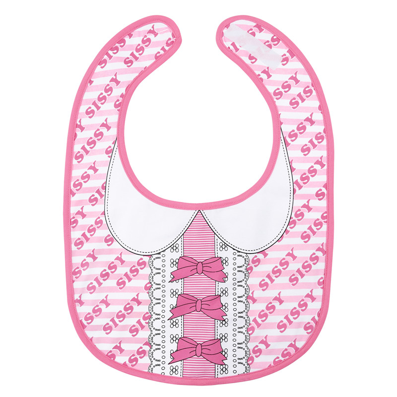 Pretty in Pink Sissy Adult Bib