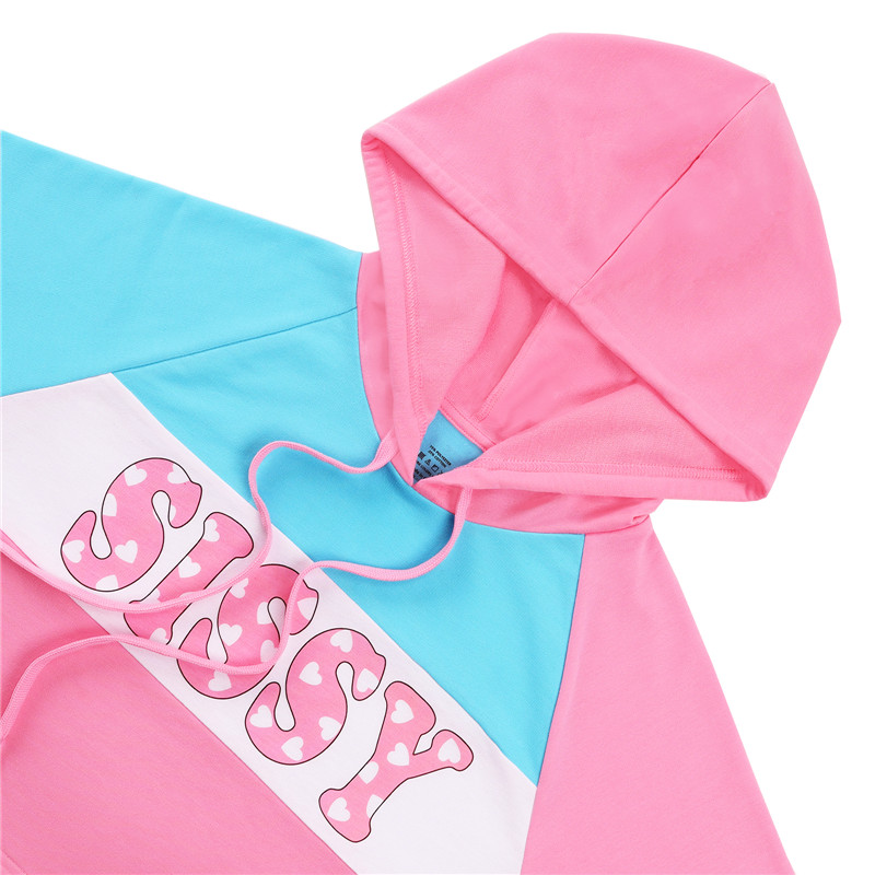 Pastel SissyUniversity Cropped Hoodie Sweatshirt