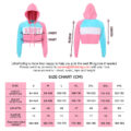 Pastel Sissy Cropped Hoodie Sweatshirt