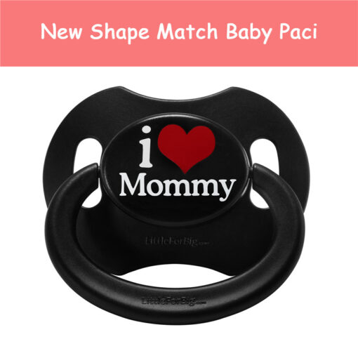 Gen2 BigShield Pacifier I Love Mommy Pattern