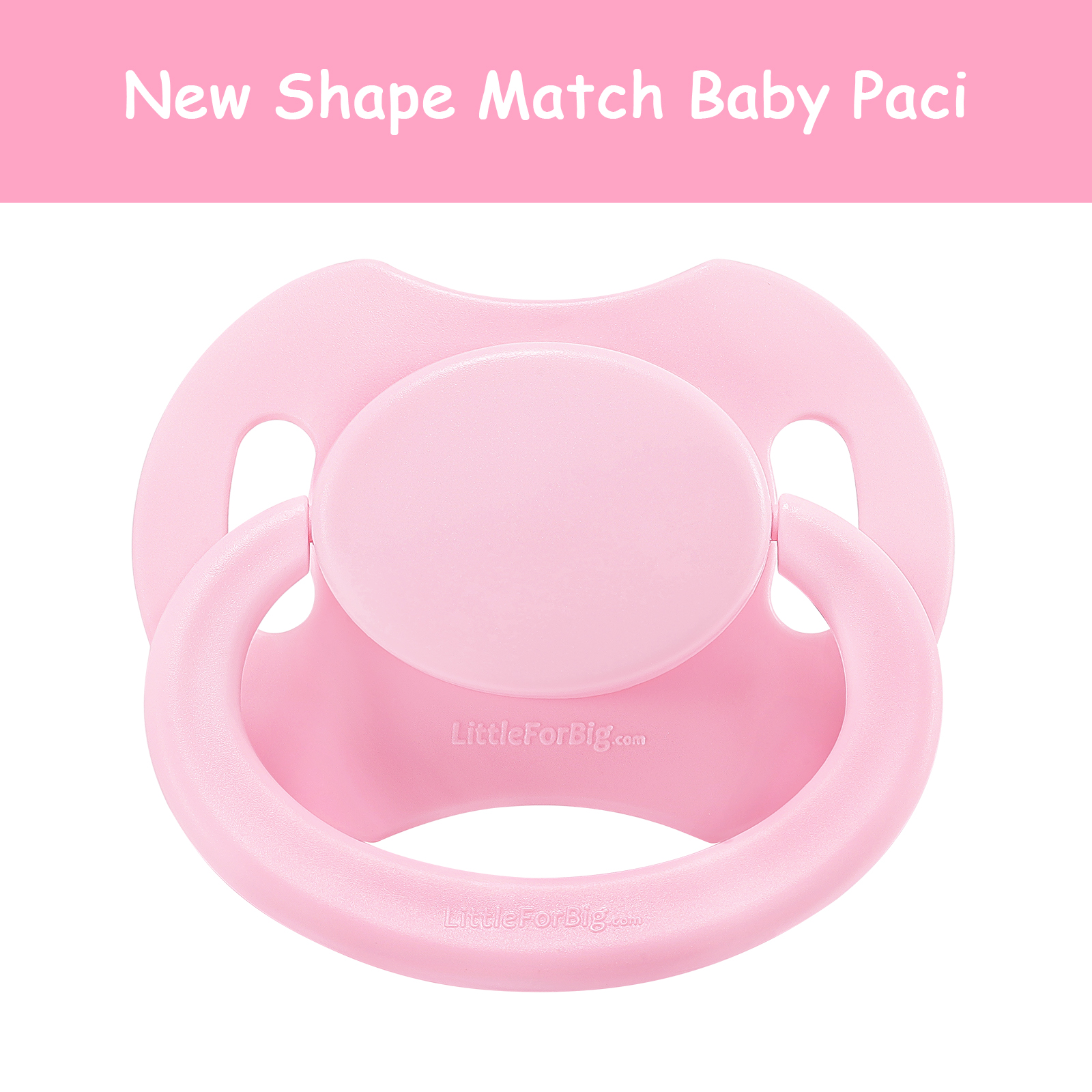 GEN-II Adult Sized Pacifier 3 Pack – Dark-Pink Medium-Pink Light-Pink