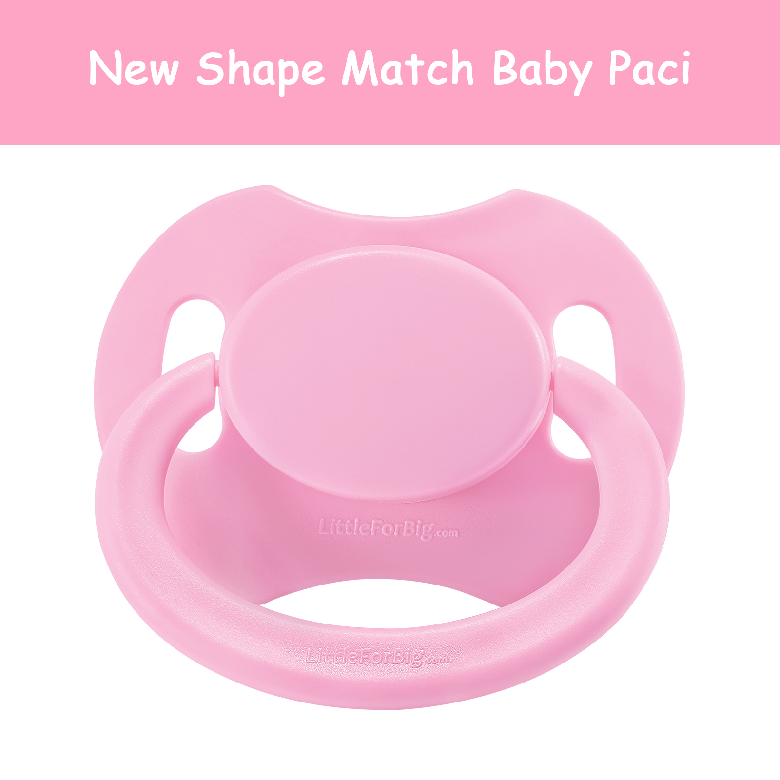 GEN-II Adult Sized Pacifier 3 Pack – Dark-Pink Medium-Pink Light-Pink