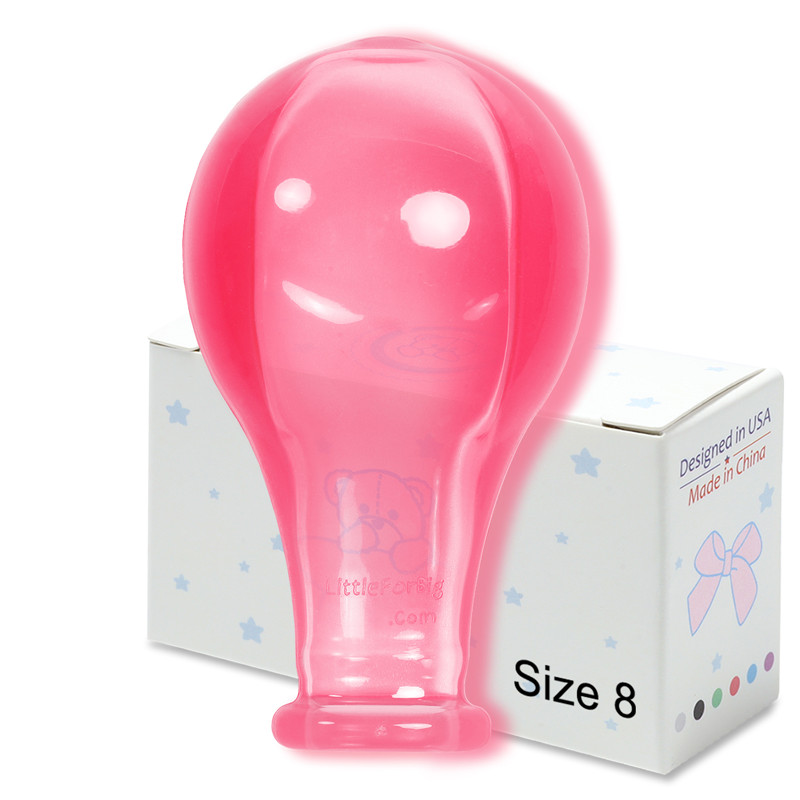 Size 8 Outsize Replacement Candy Gloss Pacifier Nipples