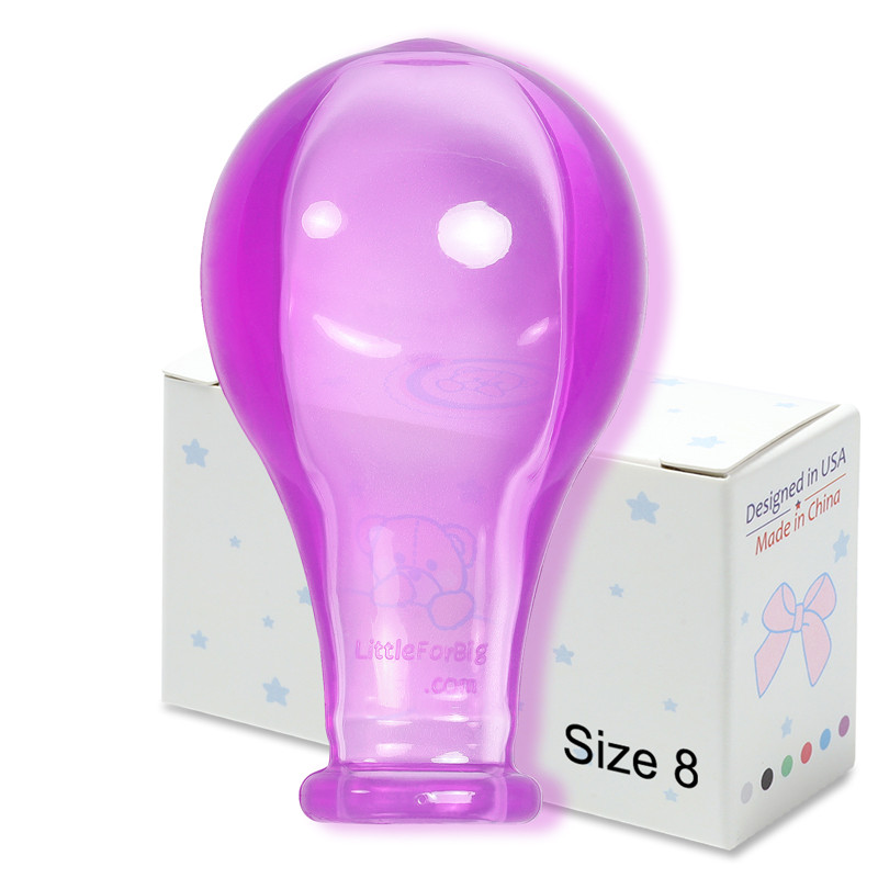 Size 8 Outsize Replacement Candy Gloss Pacifier Nipples