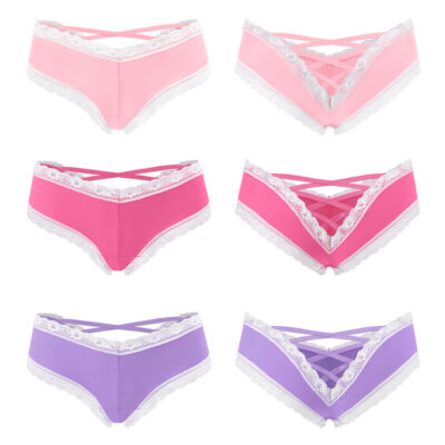 SissyUniversity Tease 3-Pack Panties Set