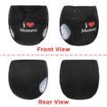 I Love Mommy Adult Diaper Wrap Cover One Size Black