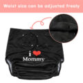 I Love Mommy Adult Diaper Wrap Cover One Size Black