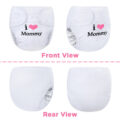 I Love Mommy Adult Diaper Wrap Cover One Size White