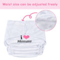 I Love Mommy Adult Diaper Wrap Cover One Size White