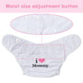 I Love Mommy Adult Diaper Wrap Cover One Size White