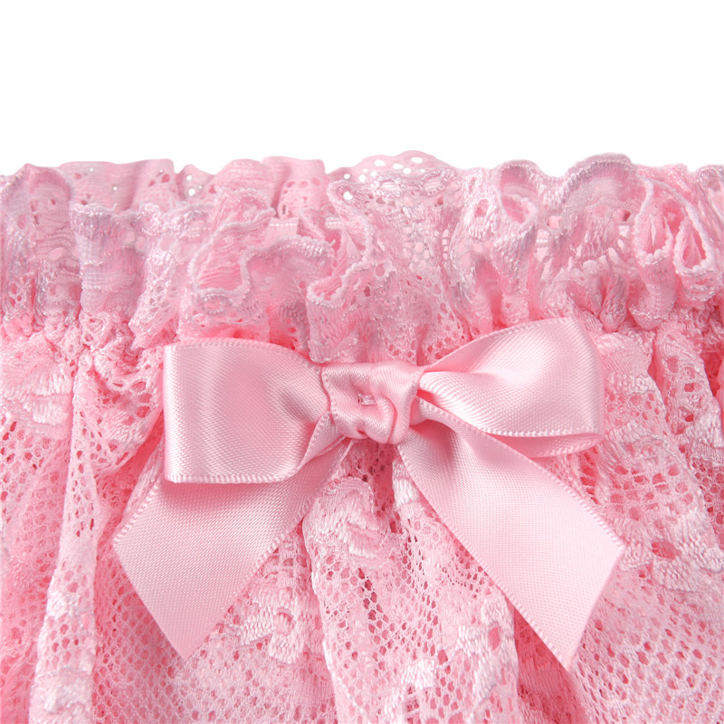 SissyUniversity Lace Skirted Thong Panties Pink