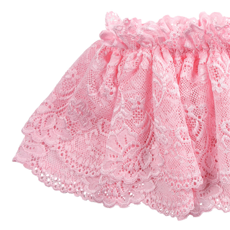 SissyUniversity Lace Skirted Thong Panties Pink