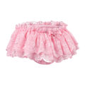 Sissy Lace Skirted Thong Panties Pink