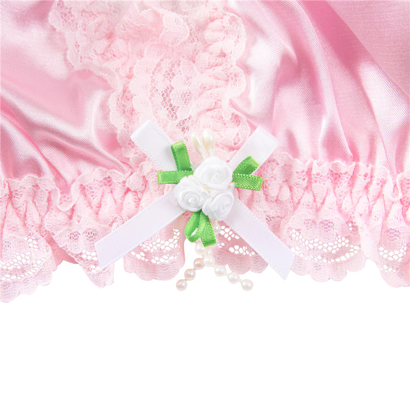 SissyUniversity Lacy Frill Bralette Set