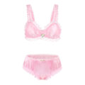 Sissy Lacy Frill Bralette Set