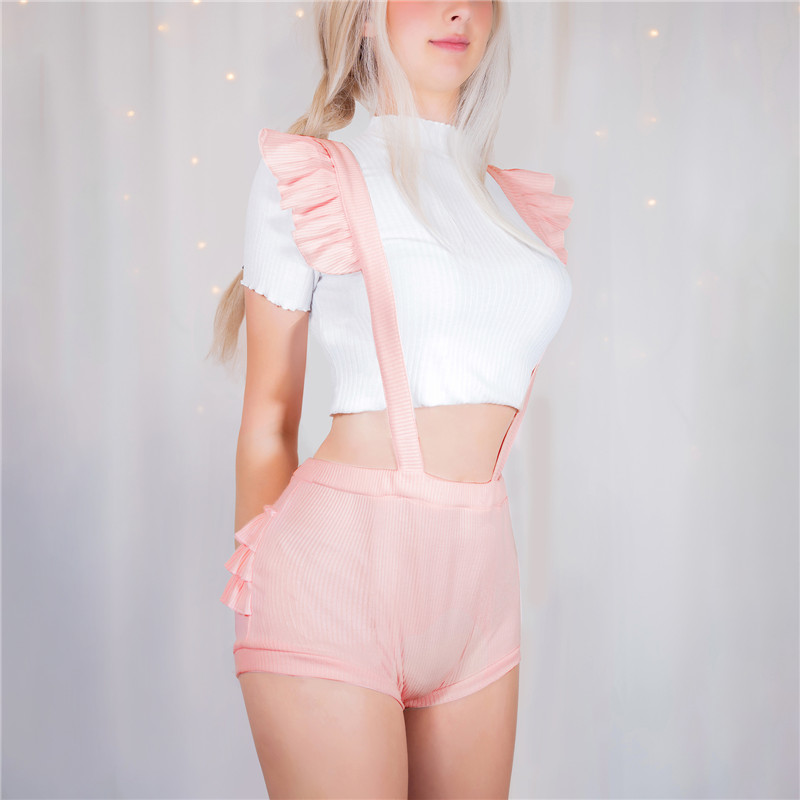 Ruffle Butt Shortalls