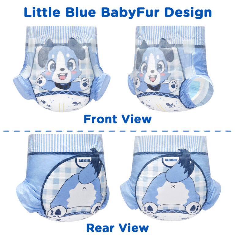 Little Blue BabyFur Cloth Back Diapers 2 Pieces Sample Pack(M)/(L)/(XL ...