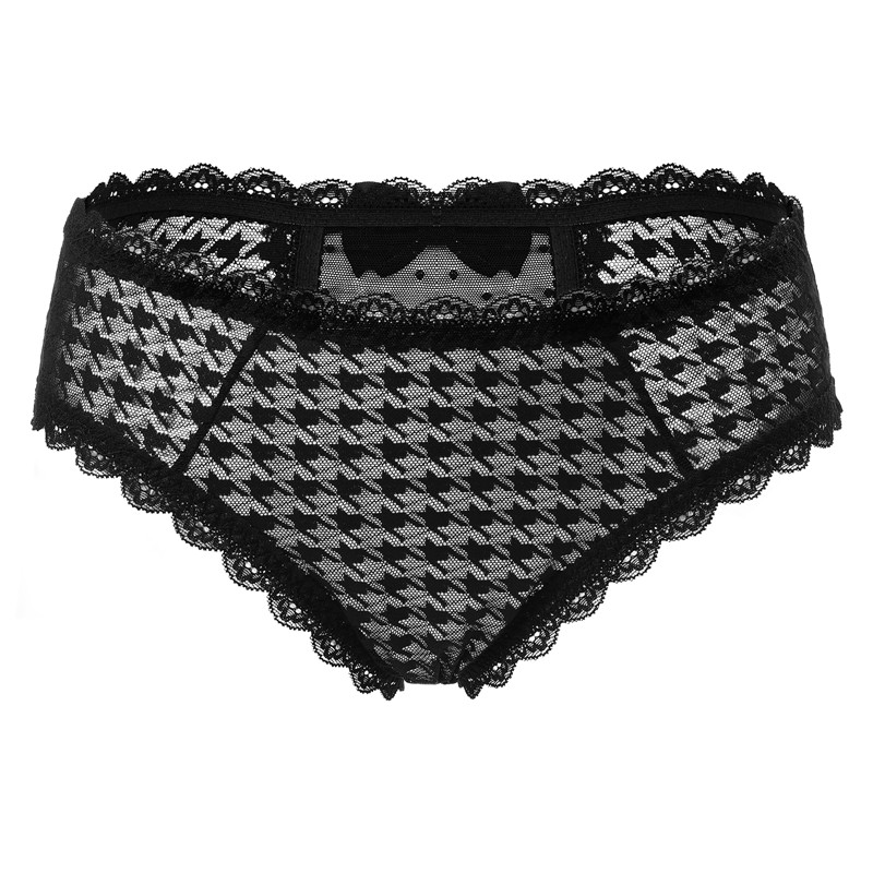 Cheeky Bow Tucking Gaff Panties Black