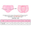 Cheeky Bow Tucking Gaff Panties Pink