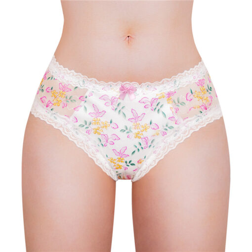 Cottagecore Pattern Tucking Gaff Panties