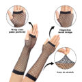 80s Fishnet Gloves 2 Pairs Set