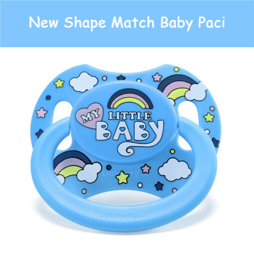 Gen2 BigShield Pacifier My Little Baby Pattern Blue