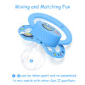 Gen2 BigShield Pacifier My Little Baby Pattern Blue