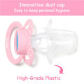 Gen2 BigShield Pacifier Trans Pride Flag Pattern Pink